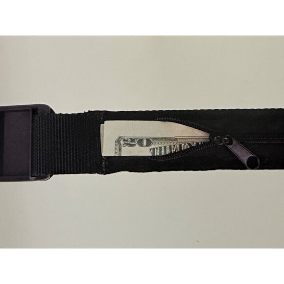 Travelon Money Belt Security Friendly Black L 38-40 Hidden Zipper Pocket NEW - Picture 4 of 14